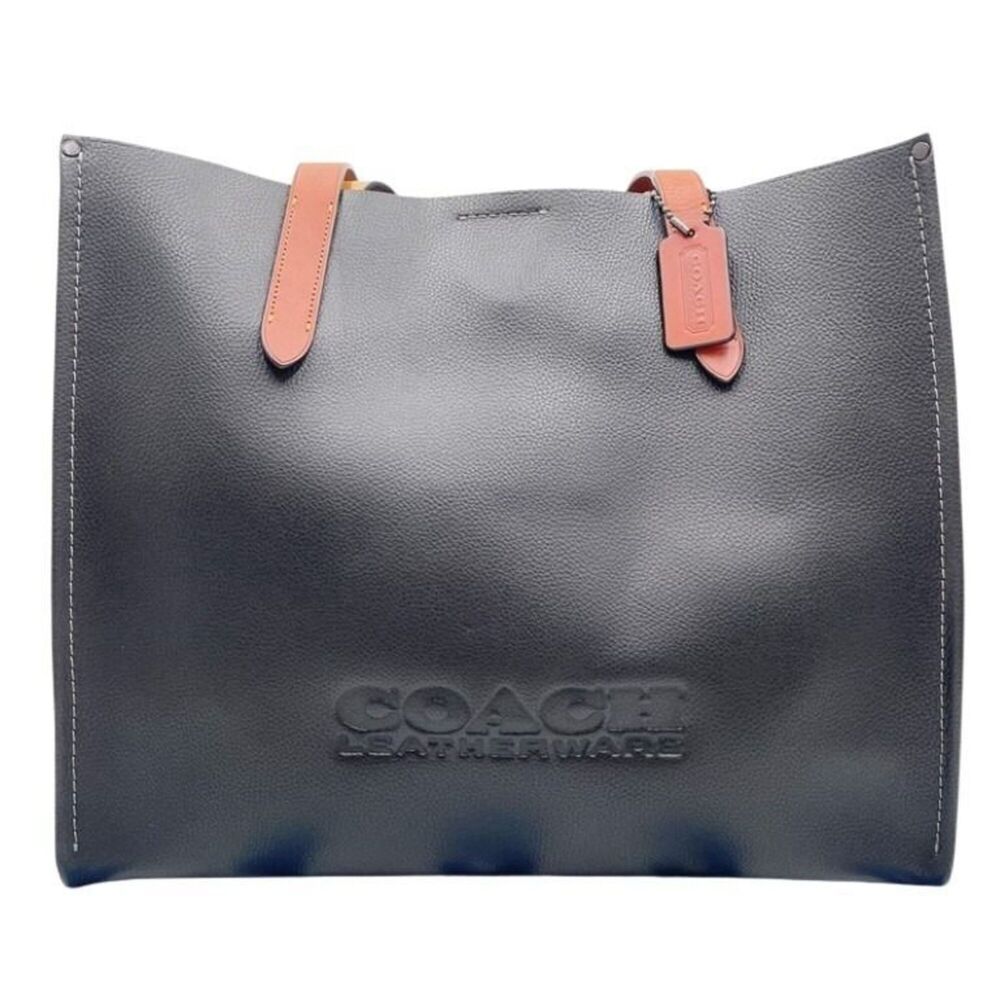 COACH Tote Bag, Relate CH756, Black/Brown Leather, Women's